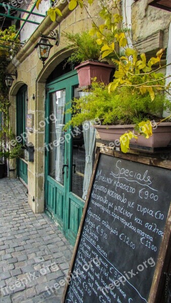 Cyprus Larnaca Old City Neoclassic Restaurant