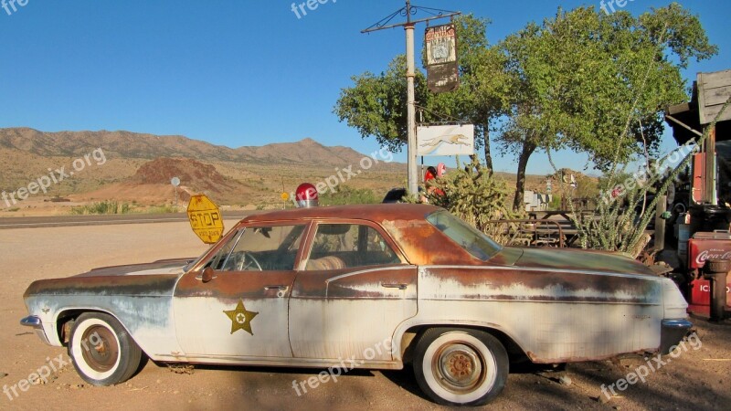 Usa America Route 66 Mother Road Shield