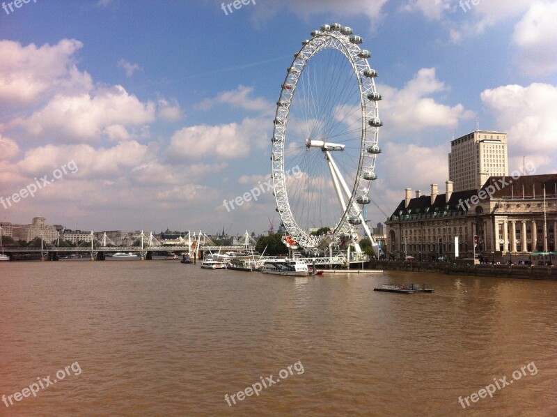 London Eye London Thames Free Photos