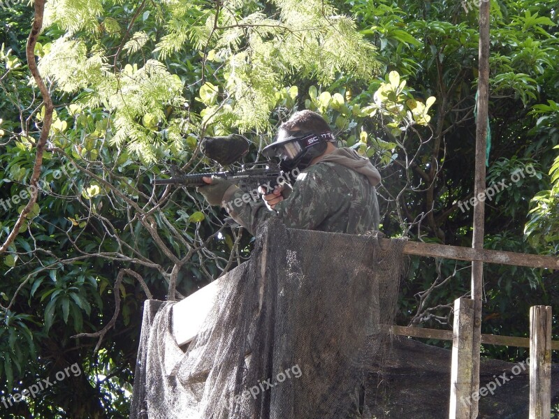 Shooter Sight Paint Ball Free Photos