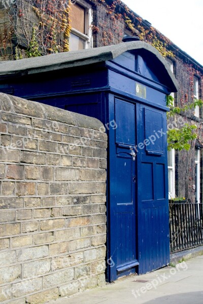 Police Box Almondbury West Yorkshire Uk Police