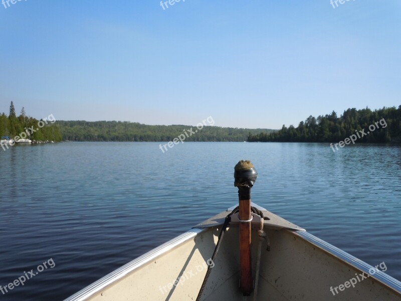 Fishing Boat Lake Water Fishing Boat