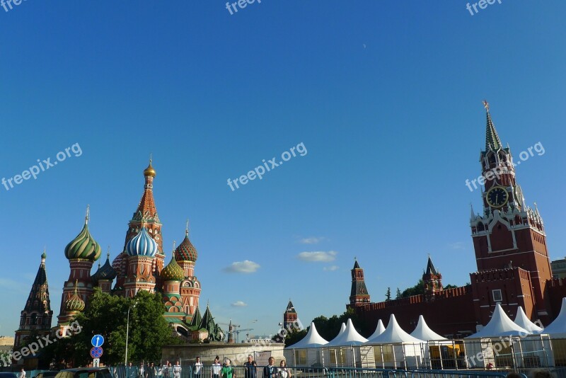 Shengwaxiya Cathedral Kremlin Construction Russia Free Photos