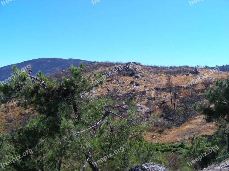 Star Saw Panorama Mountain Landscape Vista