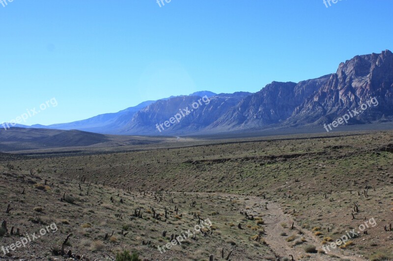 Red Rock Canyon Mountains Canyon Landscape Nature