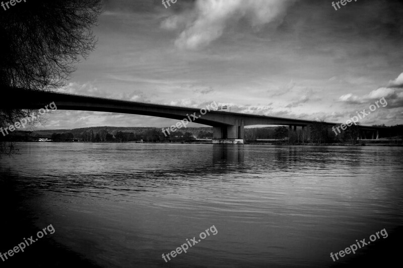 Moseltralbrücke Highway Bridge Highway A1 Schweich