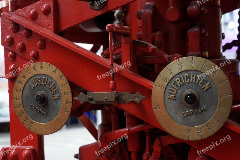 Fire Old Museum Fire Truck Oldtimer