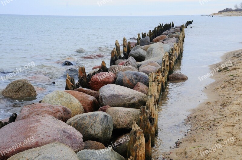 Baltic Sea Mole Port Water Beach