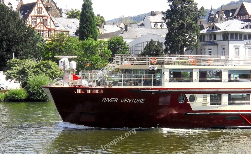 Ship Mosel River Venture Restaurant Ship River