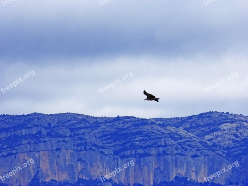 Vulture Mountains Clouds Sunset Free Photos