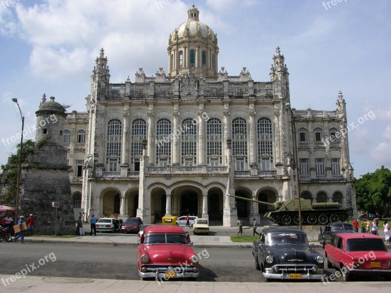 Cuba Building Cars Tank Free Photos