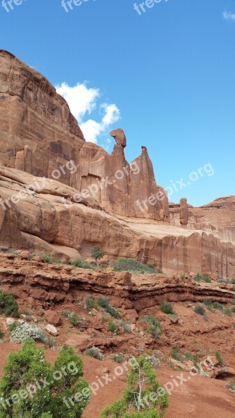 Moab Utah Desert Formation Free Photos