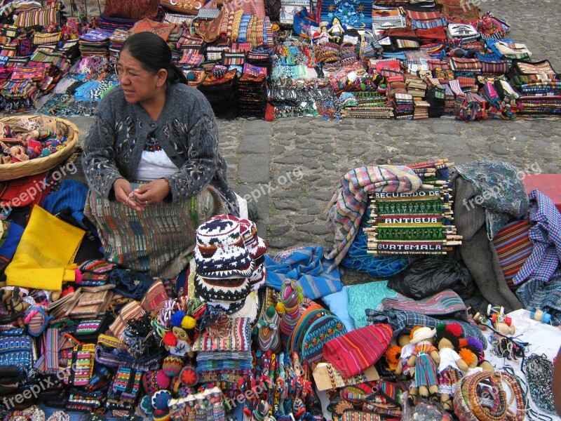 Guatemala Women Work Indigenous Free Photos