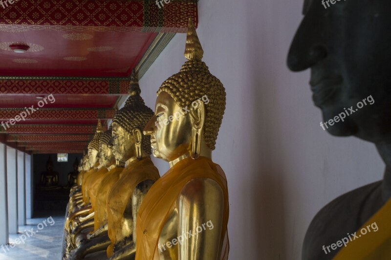 Buddha Temple Bangkok Buddhism Religion