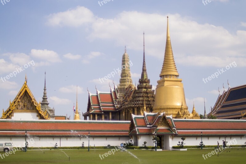 Grand Palace Thailand Architecture Travel