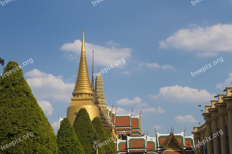 Grand Palace Thailand Architecture Travel