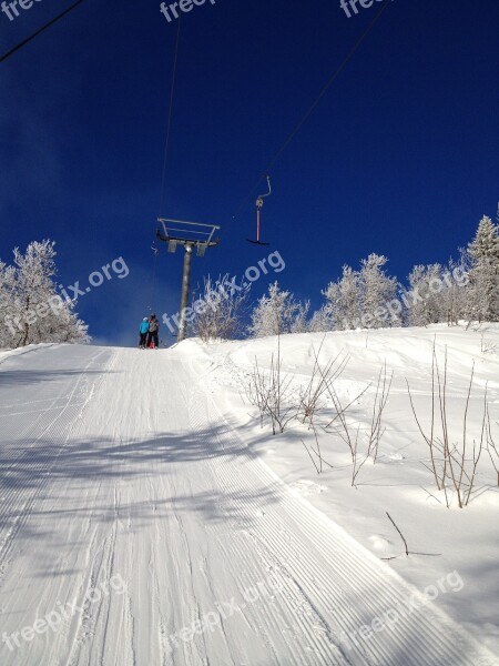 Winter Swedish Mountain Tärnaby Real Mountains Swedish Mountains