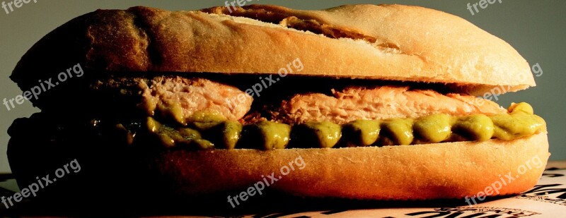 Sandwich Chicken Sauce Free Photos