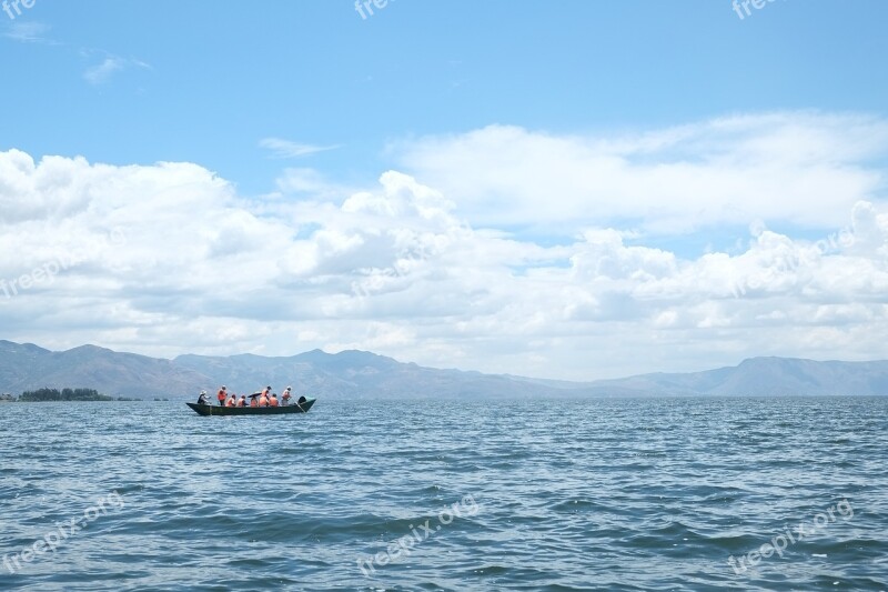 Erhai Lake In Yunnan Province Tourism Free Photos