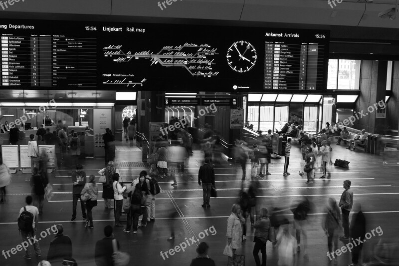 Architecture Train Station Travel Transportation Bw