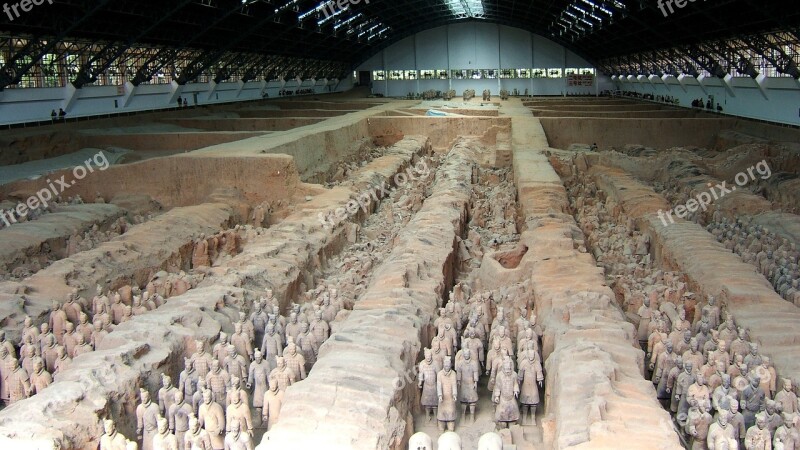 Terracotta Army Soldiers China Xi'ang Free Photos