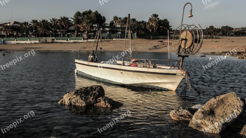 Cyprus Kermia Fishing Boat Fishing Shelter Free Photos