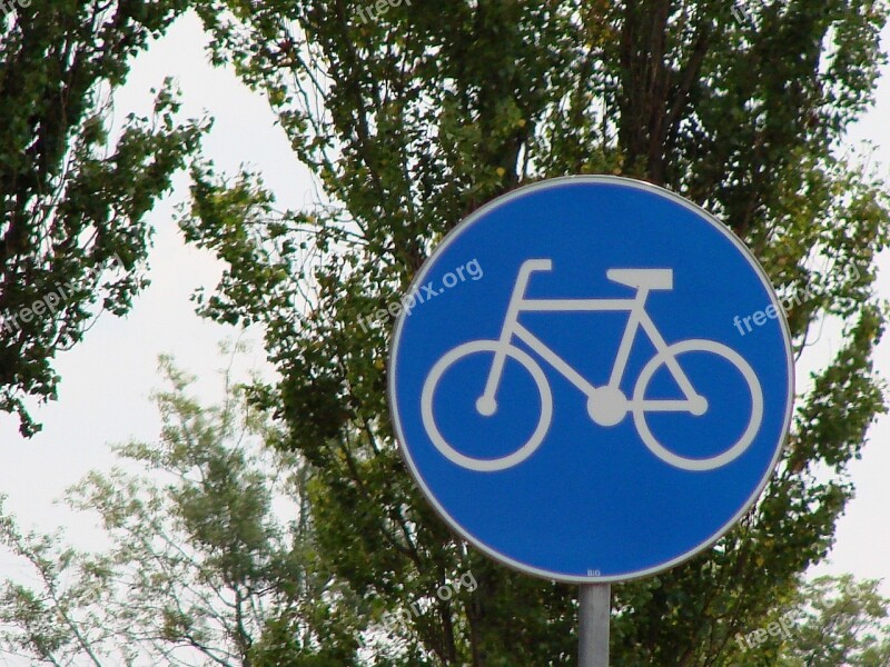 Road Sign Road Cycling Bike Bicycle Sign