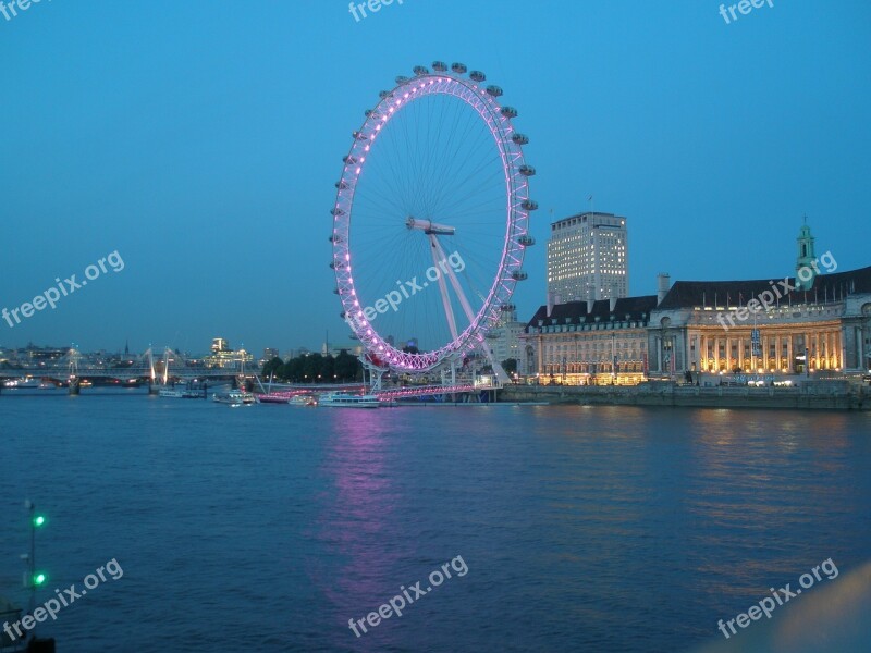 Landscape London Memories London Eye Wheel