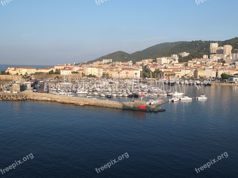 Coast Corsica Water Mediterranean Ajaccio