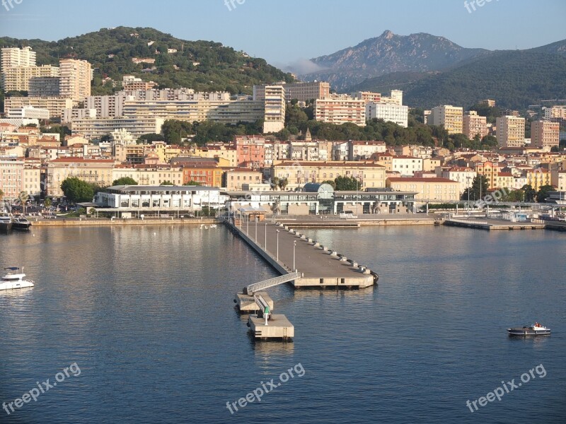 Coast Corsica Water Mediterranean Ajaccio