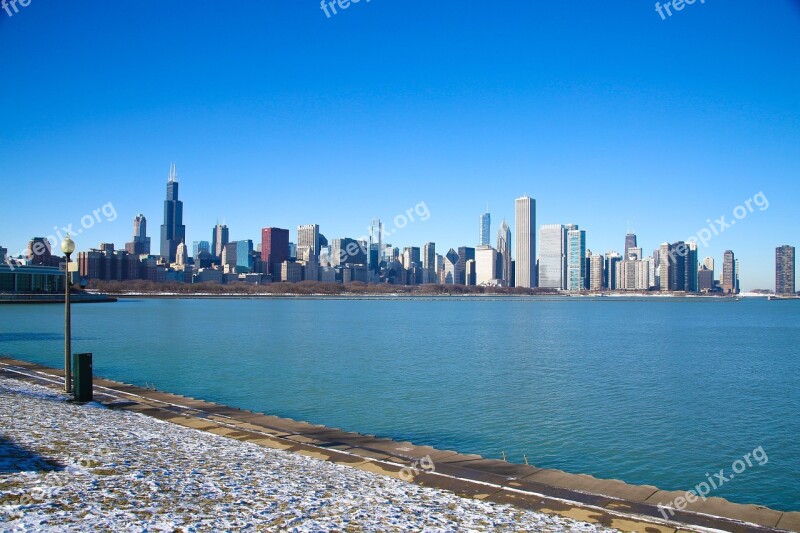 Chicago Skyline Chicago Skyline Architecture Downtown