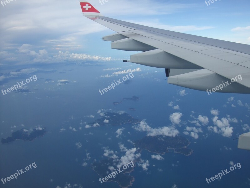 Sky Ocean Swiss Fly Flight