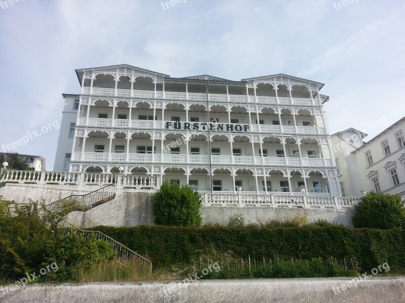 Building Old Hotels Sassnitz Rügen