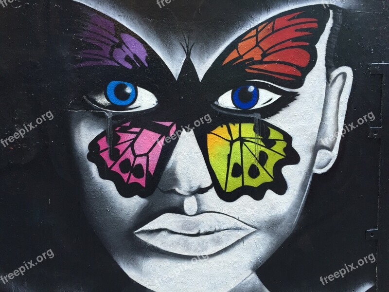 Graffiti Butterfly Melbourne Walls City Streets