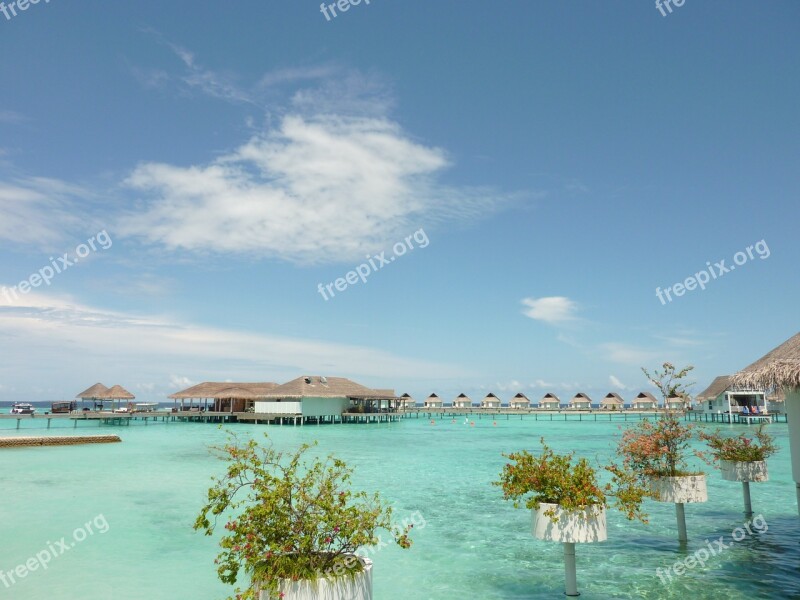 Maldives Travel Resort Island Hotel On The Water