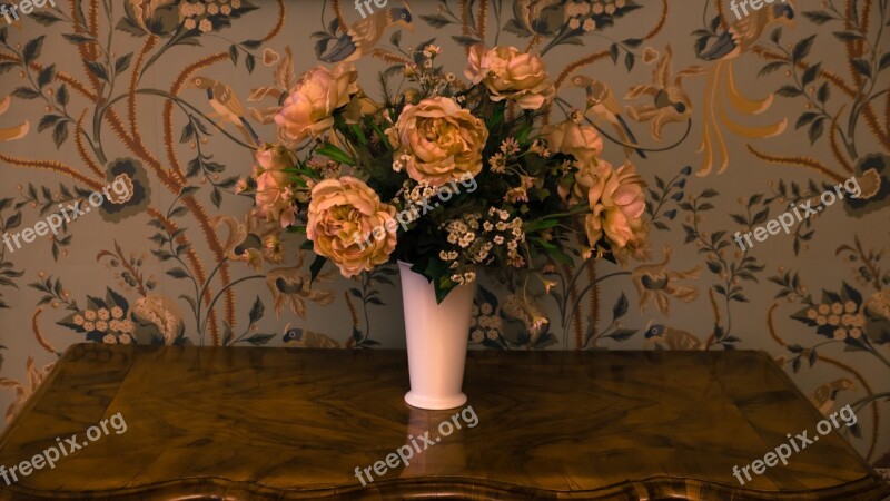 Flowers Bouquet Vase Bunch Arrangement