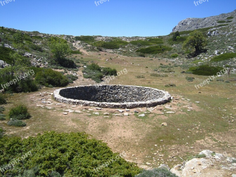 Snowfield Mountain Snow Well Nature