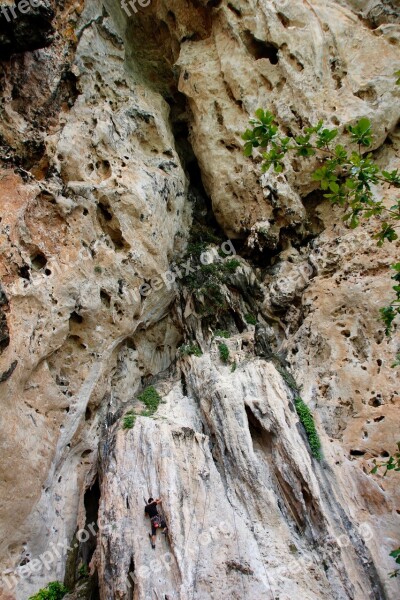 Rock Stone Mountaineer Climb Steinig