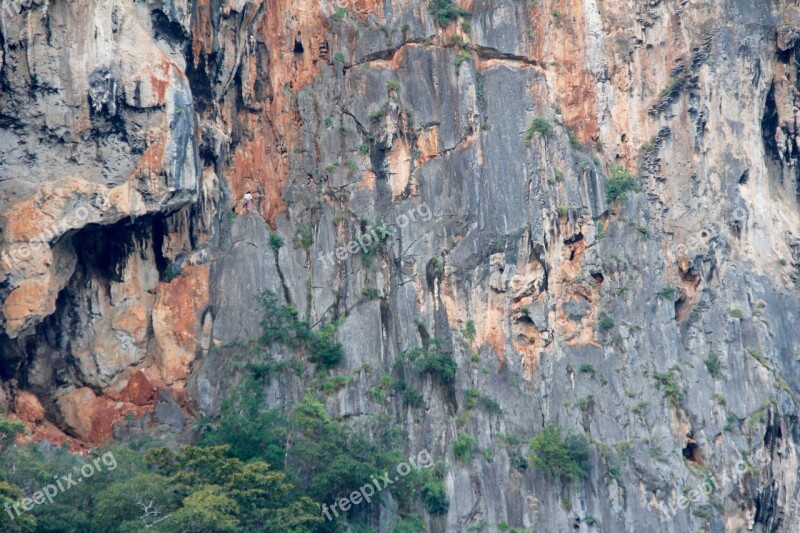 Rock Stone Mountaineer Climb Steinig