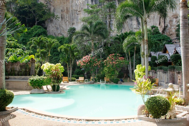 Swimming Pool Water Reflection Pool Vacations