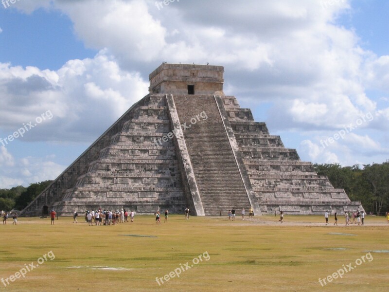 Mexico Maya Architecture Mayan Pyramid Chic Itzá