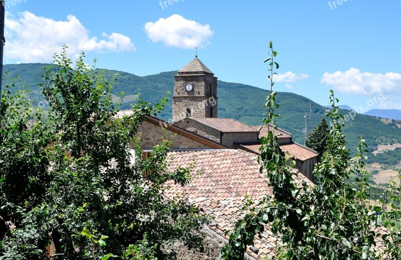 Pietrapertosa Church Campanile Free Photos