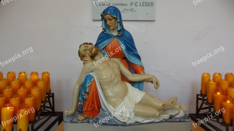 Jesus Crucifixion Mother Mary Church Holly