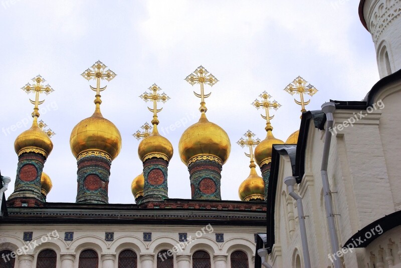 Russia Moscow Kremlin Bulbs Religion