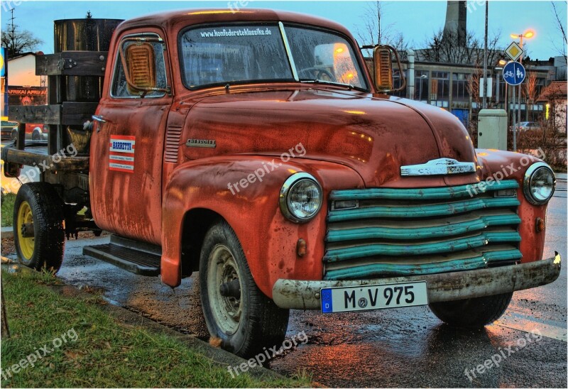 Chevrolet Oldie Auto Truck Free Photos