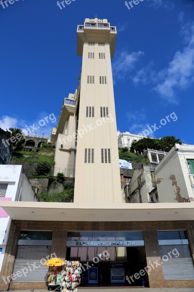 Salvador Bahia Brazil Lift Lacerda Sky