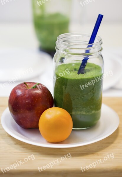 Smoothie Veggie Juice Kitchen Fruits