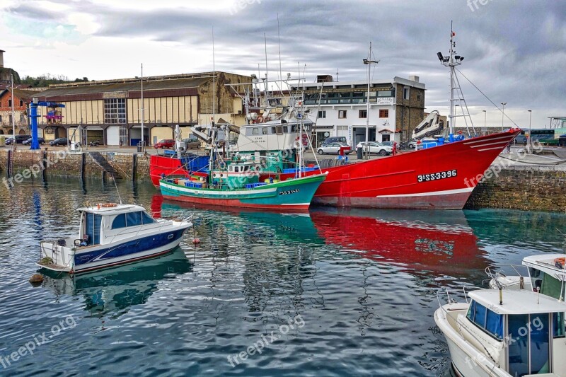 Boats Harbour Port Fishing Nautical