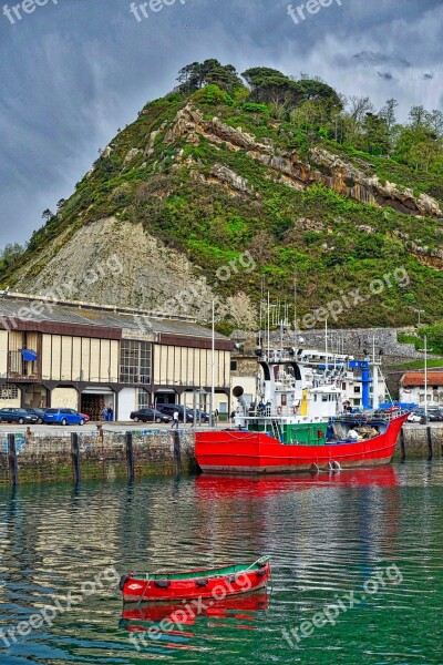 Boats Harbour Port Fishing Nautical