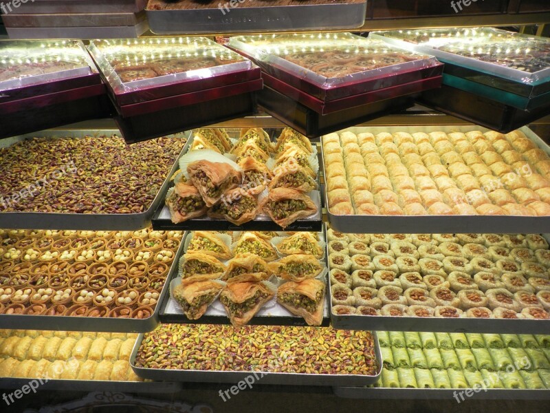 Turkey Grand Bazaar Turkish Sweets Pastry Sweets